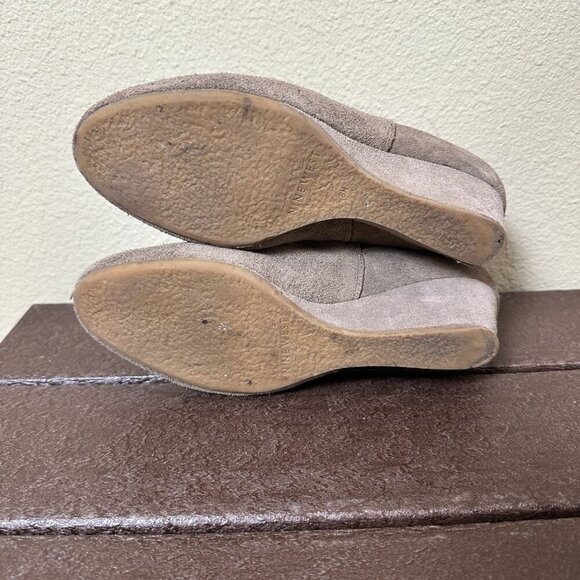 NINE WEST Suede Wedge Laynao Bootie Shootie Ankle Boot - Size 8M - Picture 8 of 16